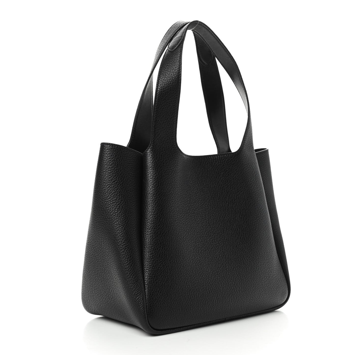 Vitello Daino Soft Medium Dynamique Tote Black
