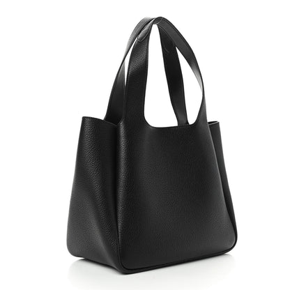 Prada Vitello Daino Soft Medium Dynamique Tote Black 2 of 8