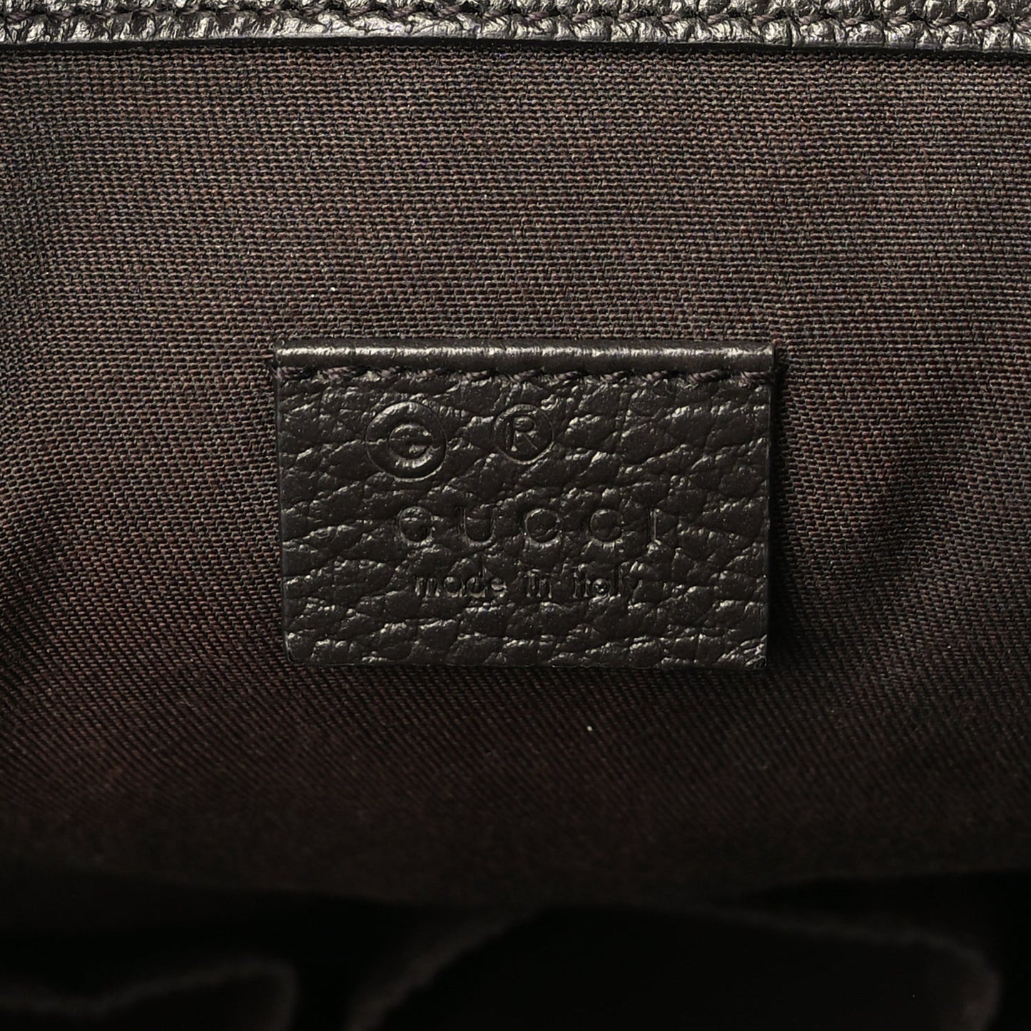 Monogram Dollar Calfskin O Drawstring Backpack  Beige Ebony Testa di Moro Dark Chocolate