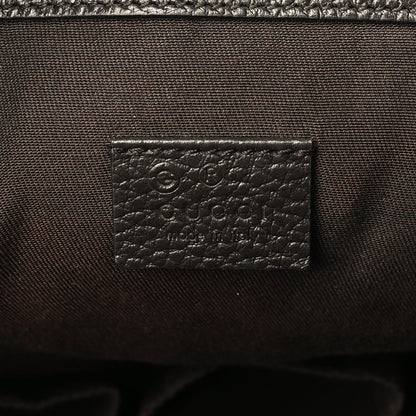 Gucci Monogram Dollar Calfskin O Drawstring Backpack  Beige Ebony Testa di Moro Dark Chocolate 5 of 8