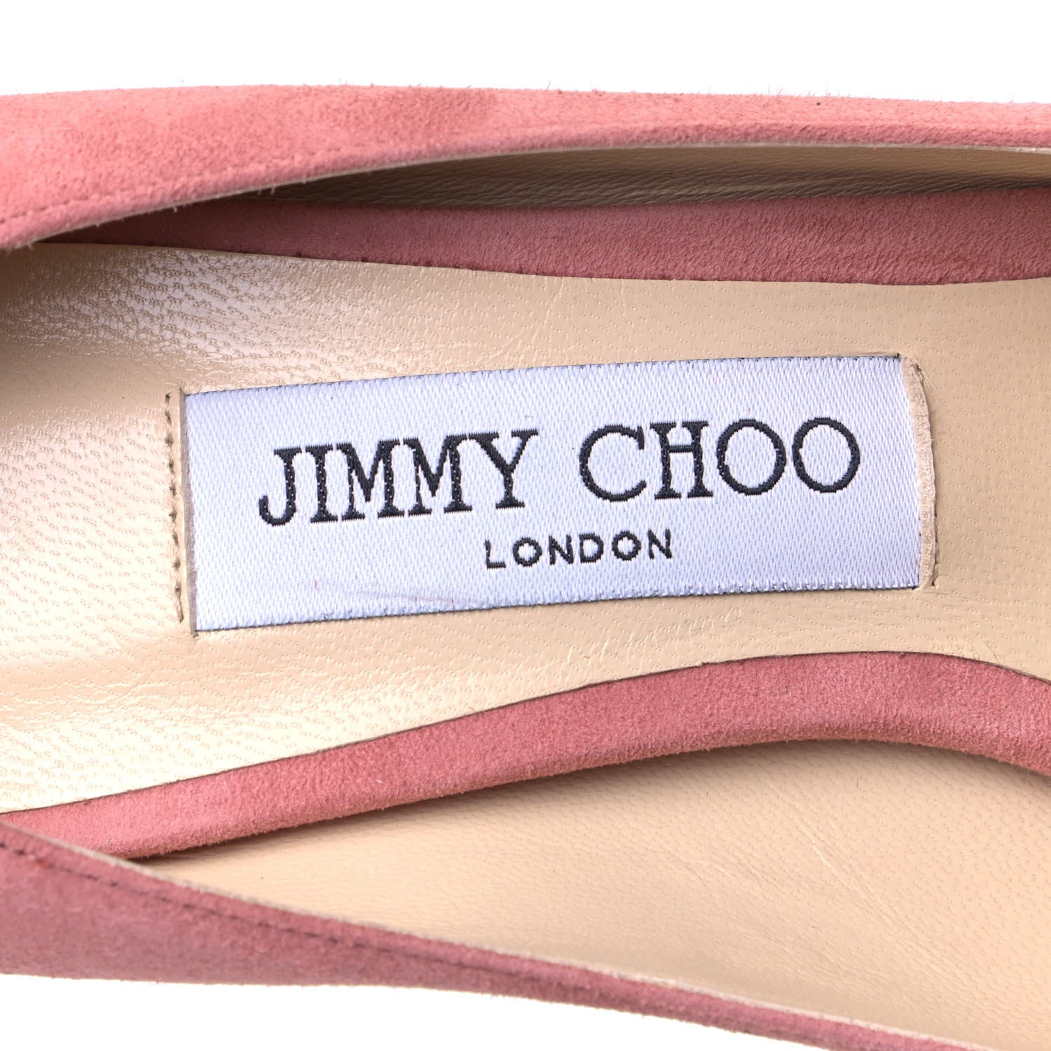 Jimmy Choo Suede Abel Pumps 37 Pink 6 of 6