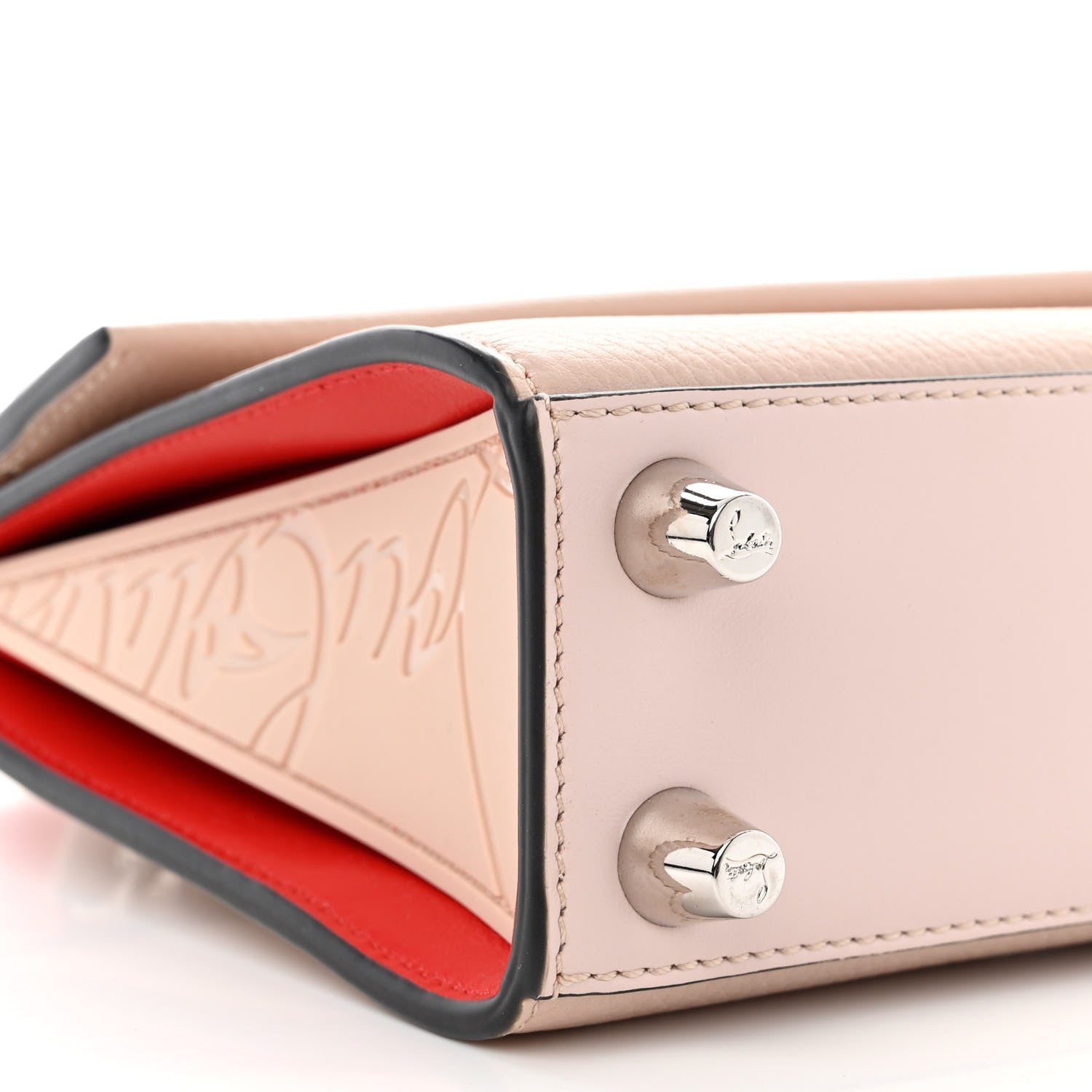 Christian Louboutin Calfskin Paloma Mini Empire Tote Rose de Chine 8 of 14