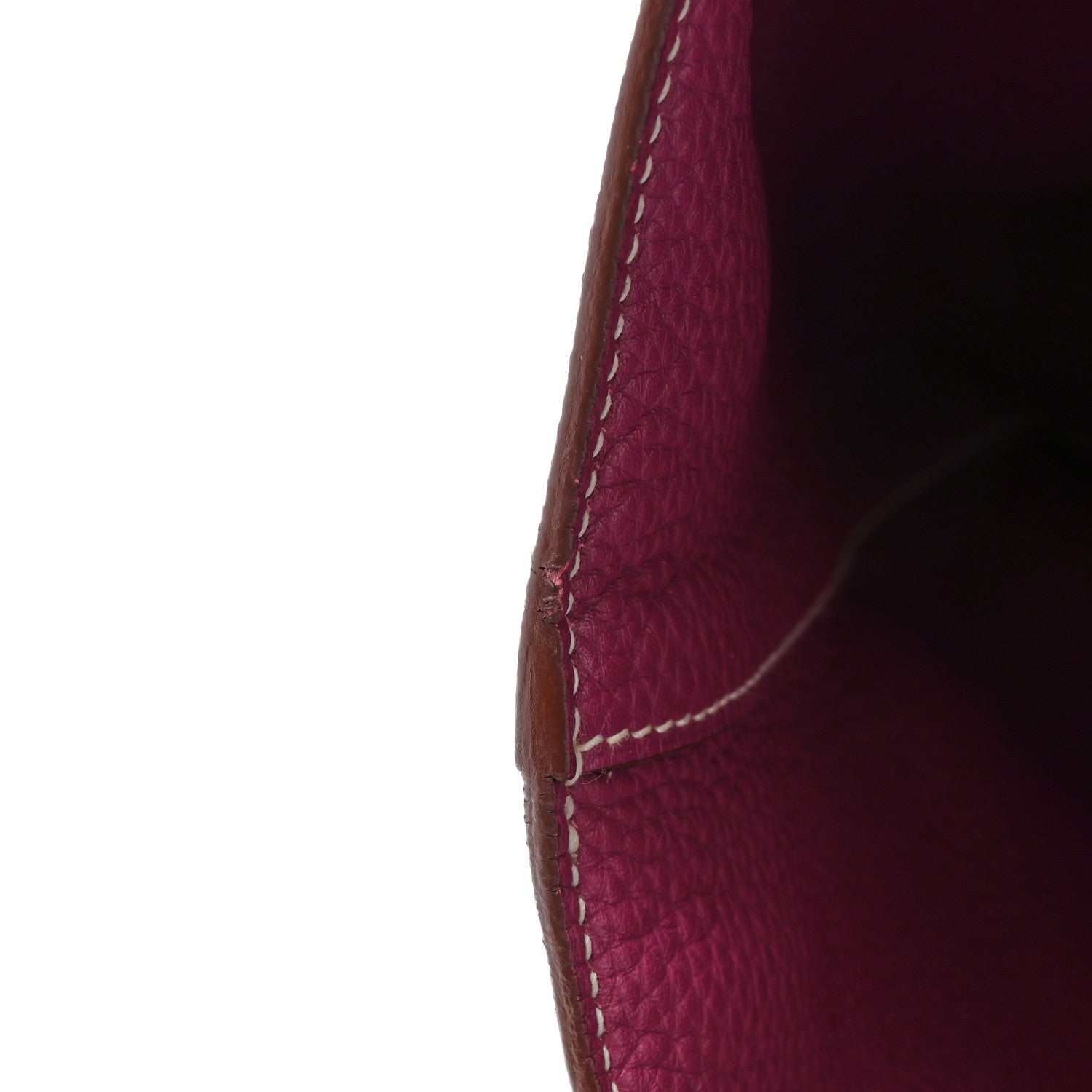 Hermes Taurillon Clemence Double Sens 36 Reversible Tote Marron Tosca 19 of 20