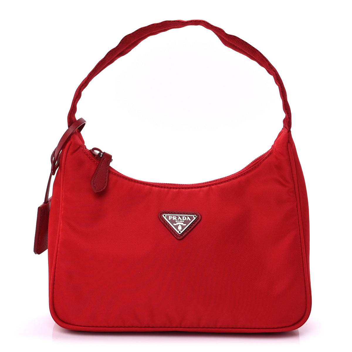Prada Tessuto Nylon Mini Re-Edition 2000 Bag Rosso 1 of 8