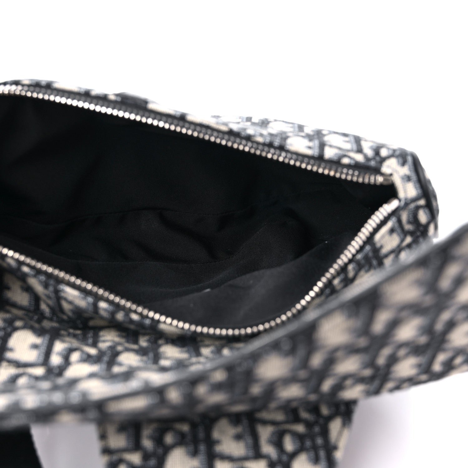 Christian Dior Oblique Mens Saddle Bag Blue 5 of 11