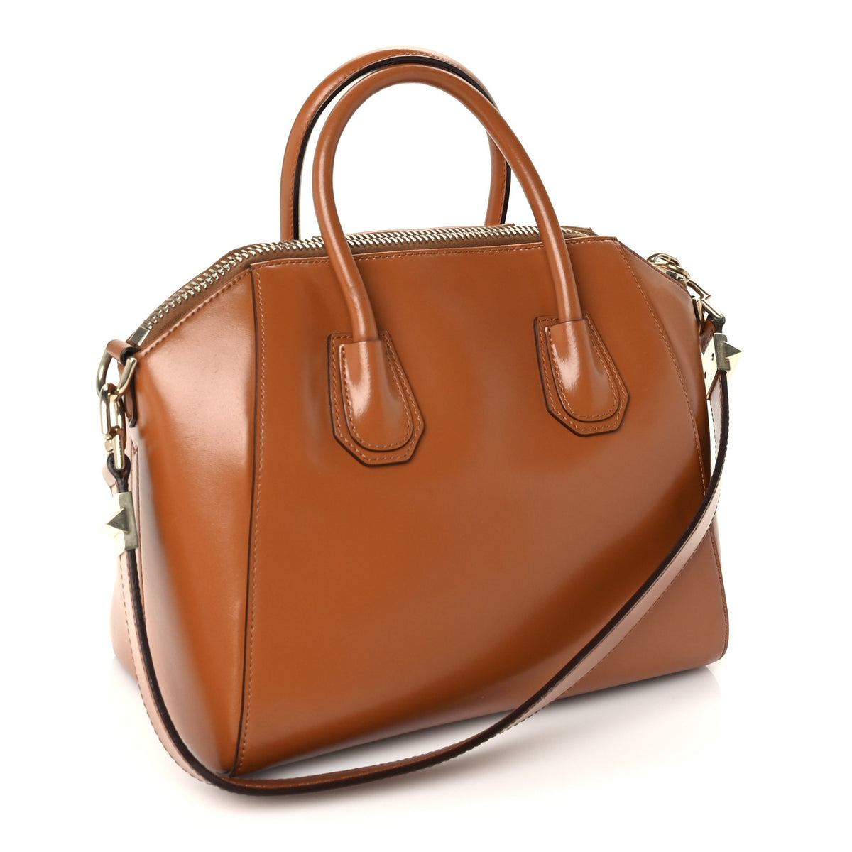 Givenchy Shiny Lord Calfskin Small Antigona Camel 2 of 8