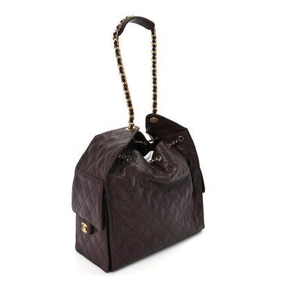 Chanel Caviar Quilted Medium  25 Handbag Dark Brown 2 of 9
