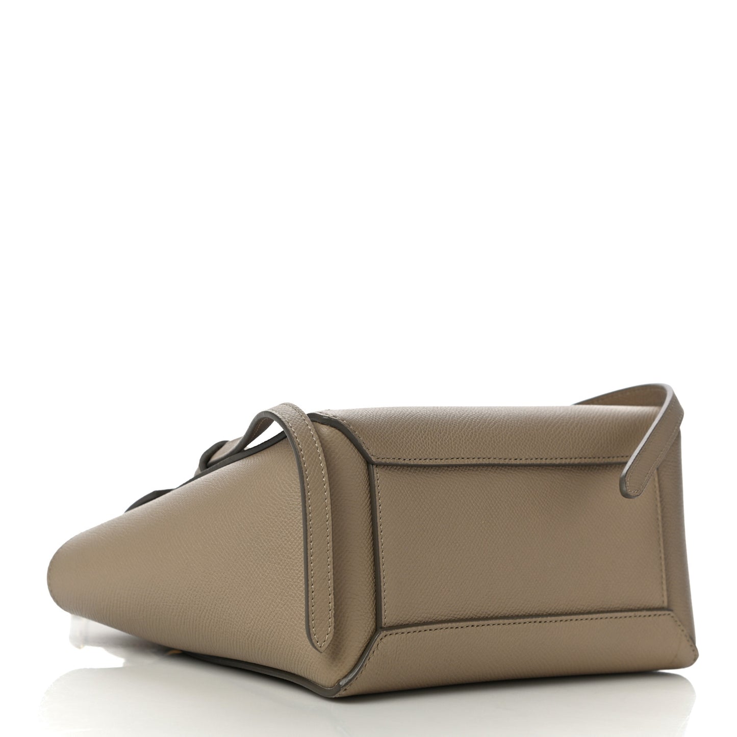 Grained Calfskin Nano Belt Bag Light Taupe