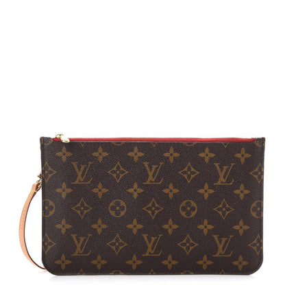 Louis Vuitton Monogram Neverfull MM GM Pochette Cherry 1 of 11