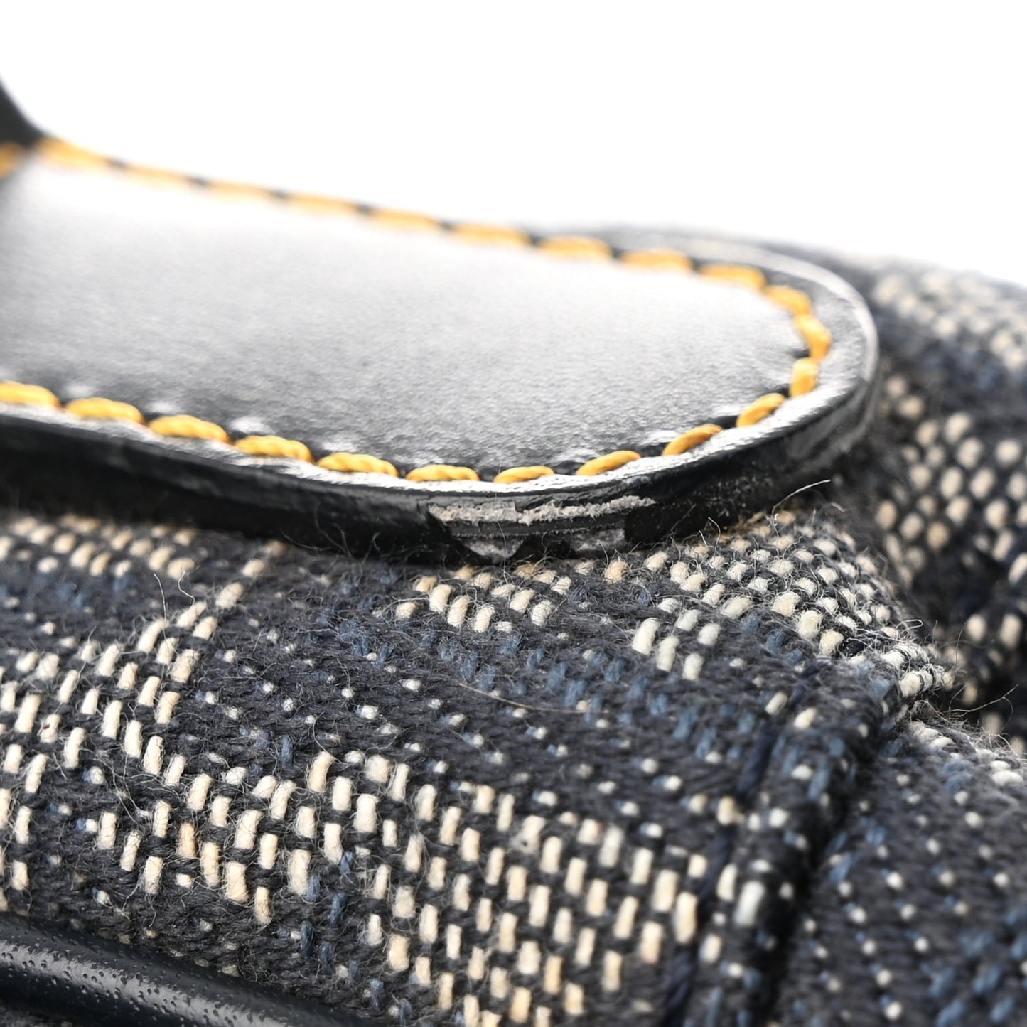 Monogram Saddle Bag Blue