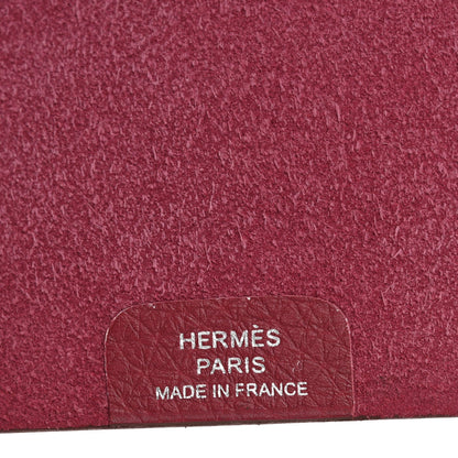 Hermes Togo Ulysse MM Notebook Cover Rouge Grenat 4 of 7