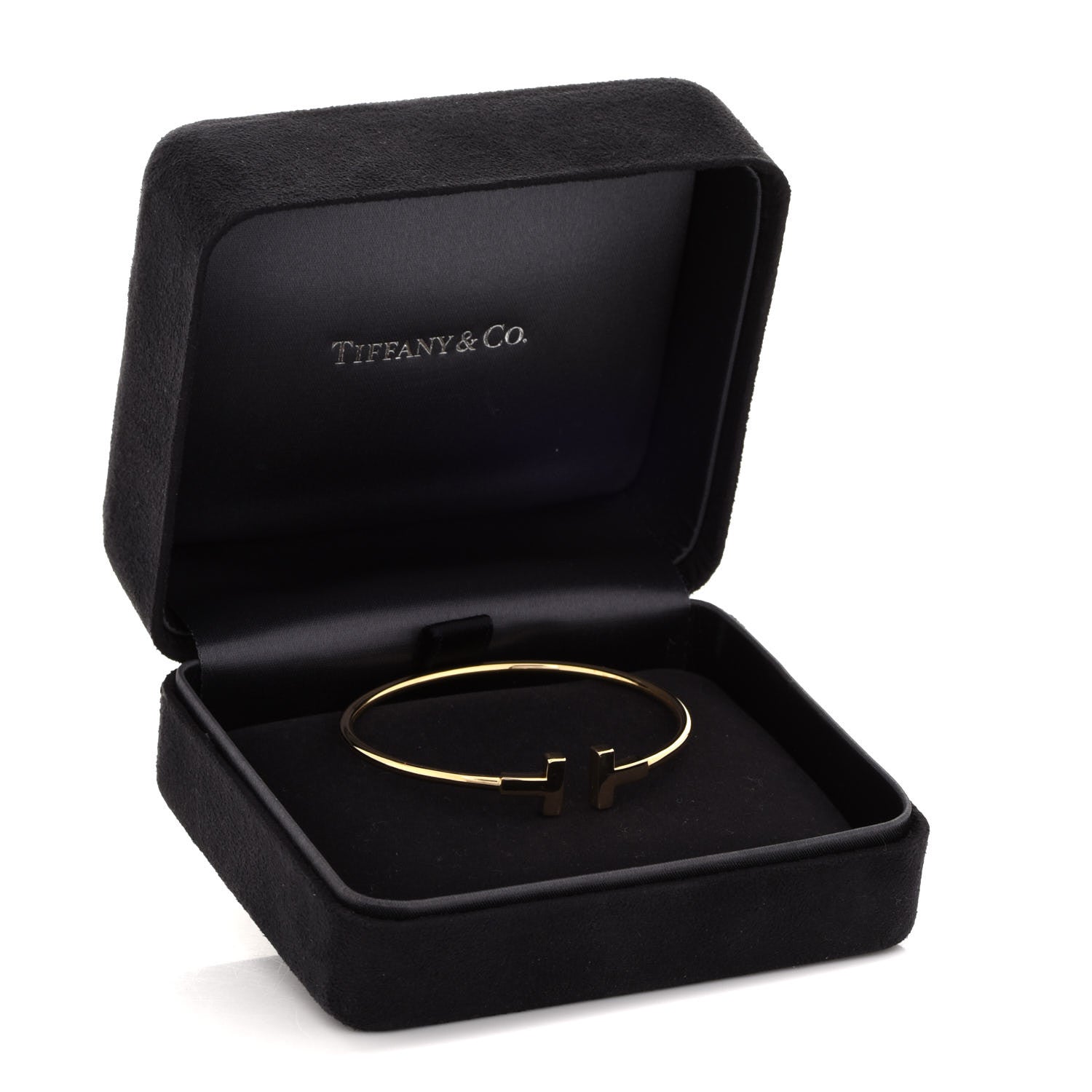 Tiffany 18K Yellow Gold T Wire Bracelet 5 of 5
