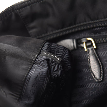 Prada Tessuto Nylon Collage Impossible True Love Printed Tote Blue 6 of 13