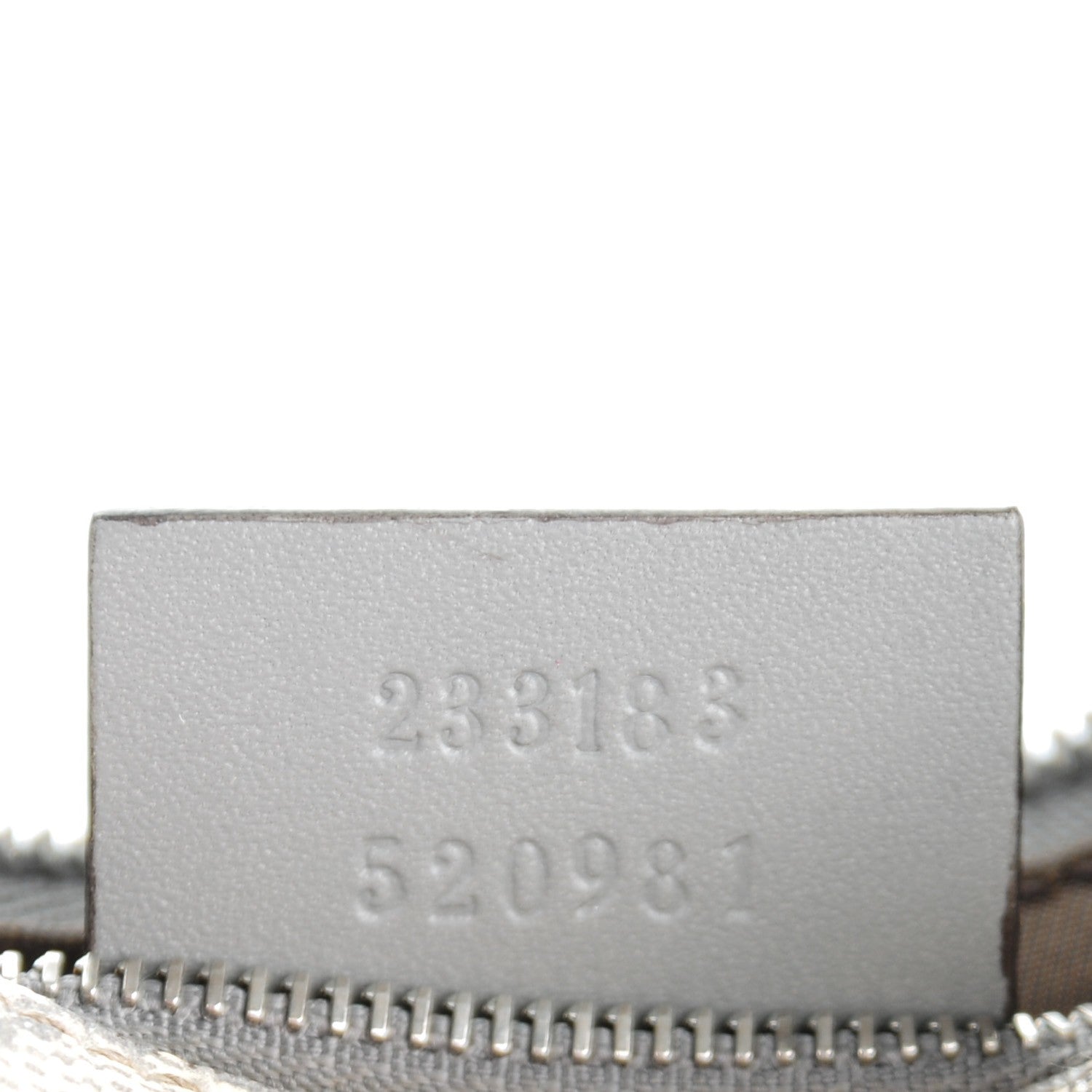 Gucci GG Supreme Monogram Key Case Ecru Grigio 7 of 7