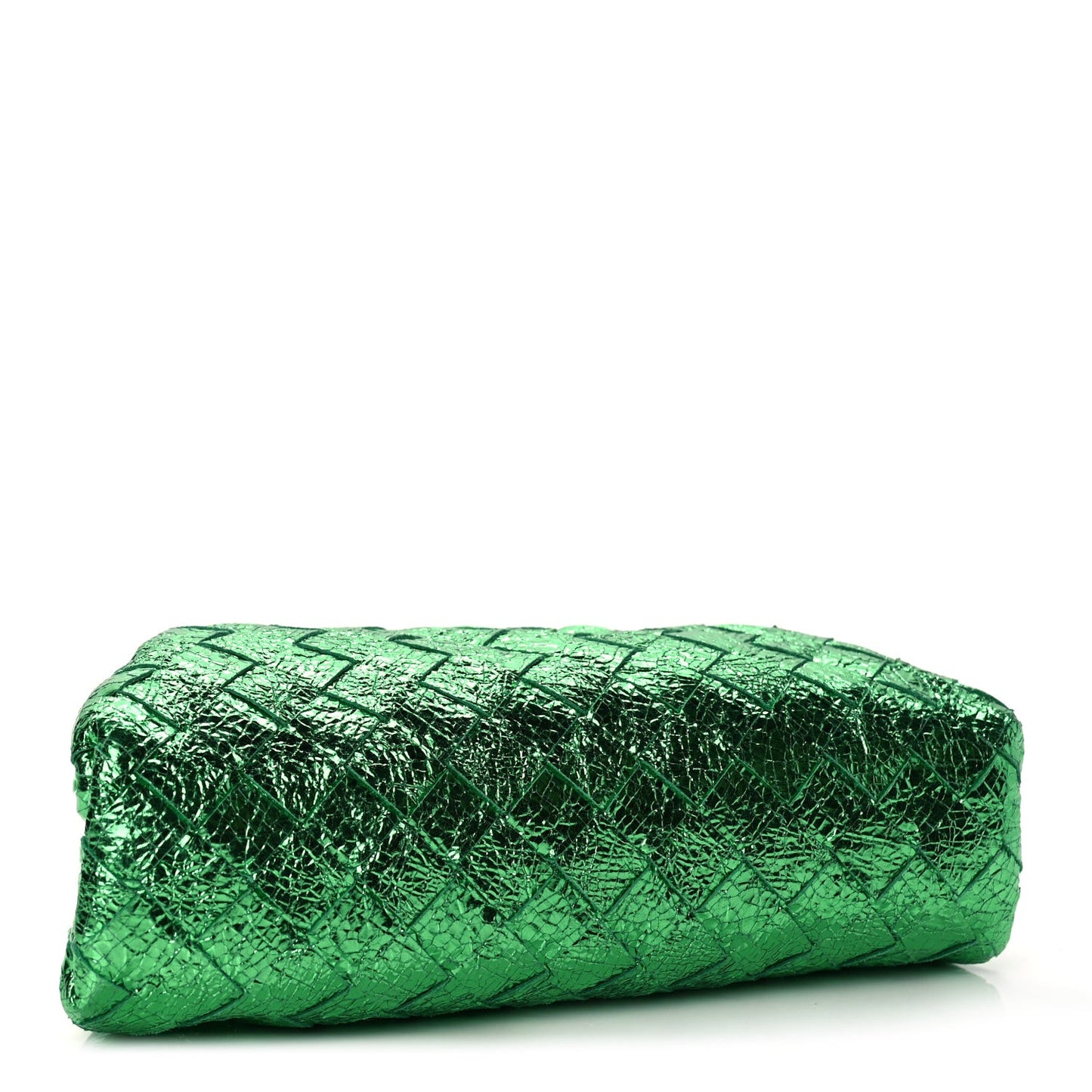 Metallic Nappa Intrecciato The Mini Pouch Parakeet
