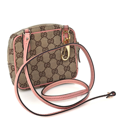 Gucci Monogram Bree Crossbody Bag Beige Soft Pink 2 of 8