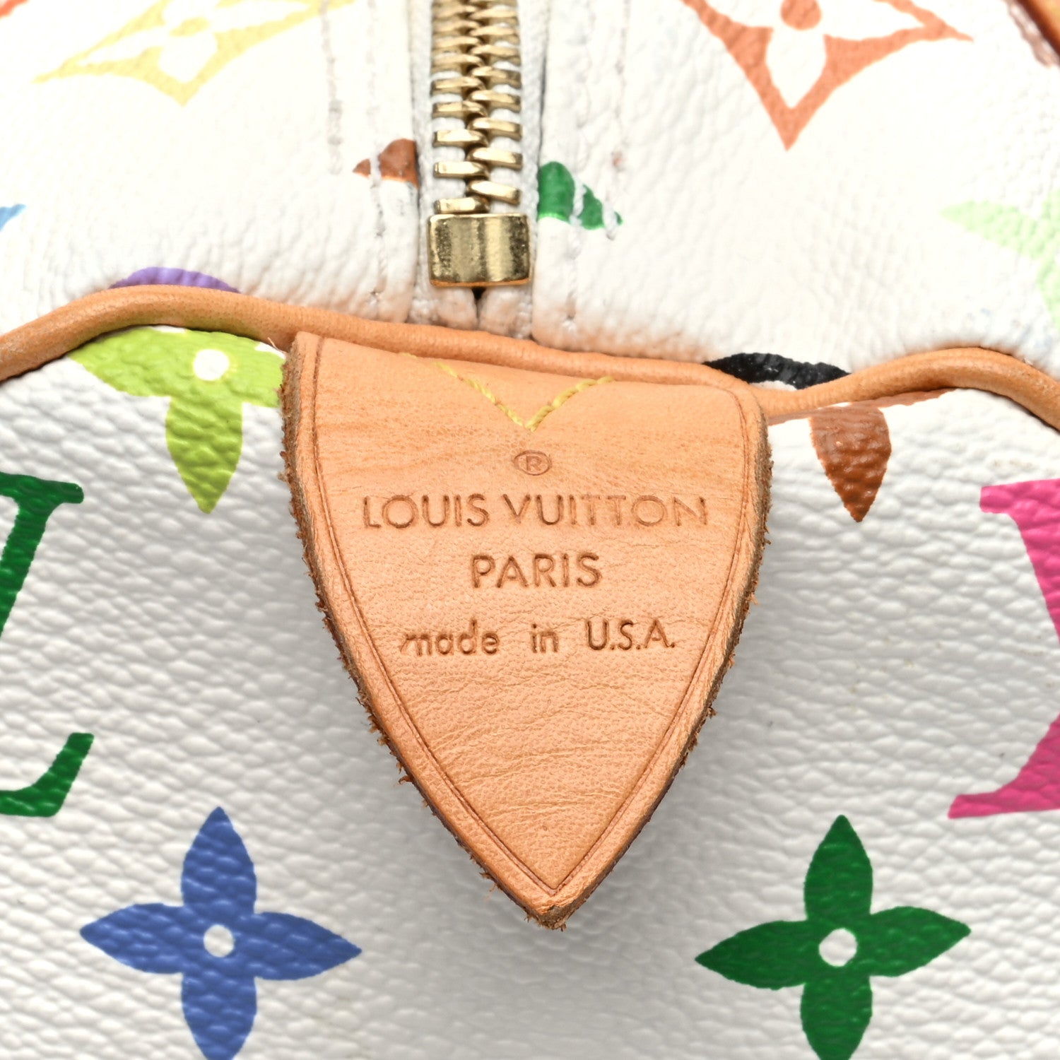 Louis Vuitton Monogram Multicolor Speedy 30 White 6 of 9