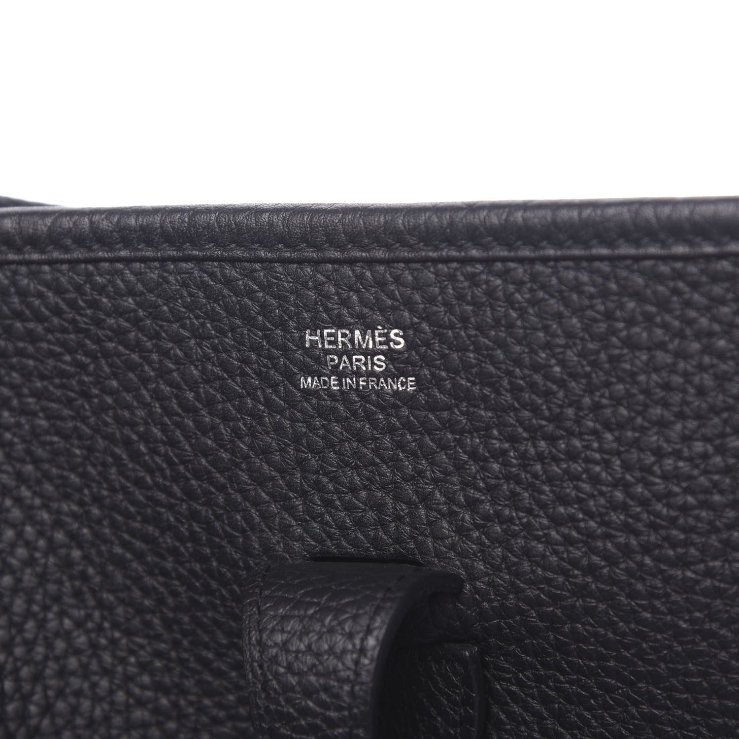 Hermes Taurillon Clemence Evelyne III PM Black 6 of 10