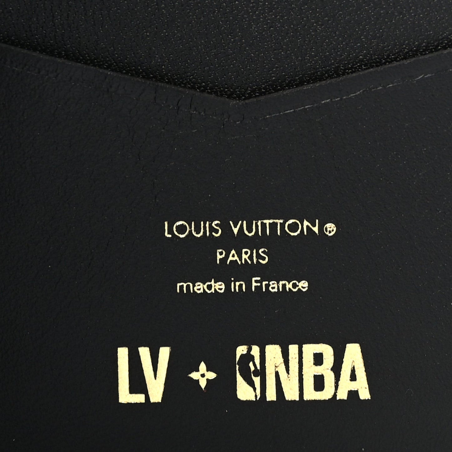 X NBA Grained Calfskin Monogram Pocket Organizer  Brick Orange