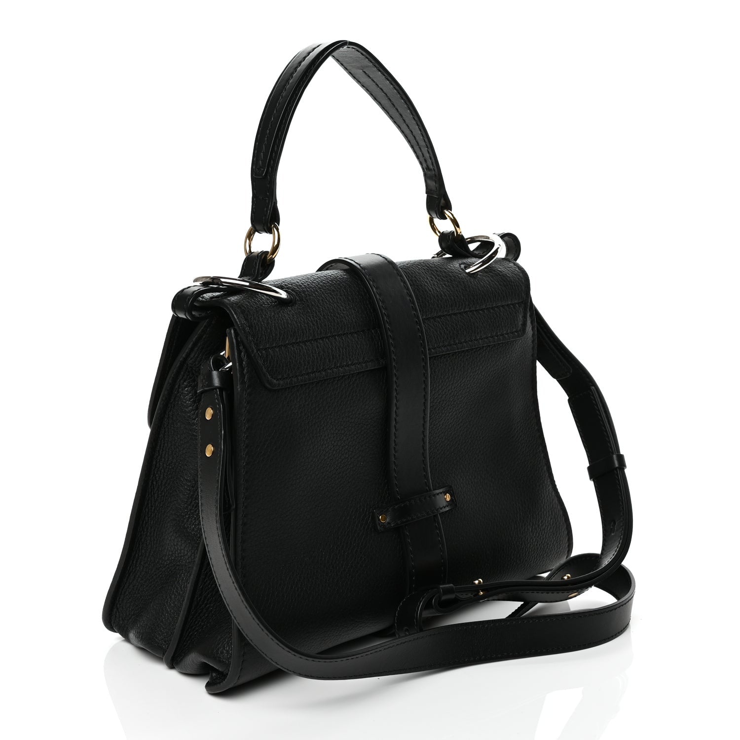 Chloe Grained Calfskin Small Aby Day Shoulder Bag Black 2 of 9