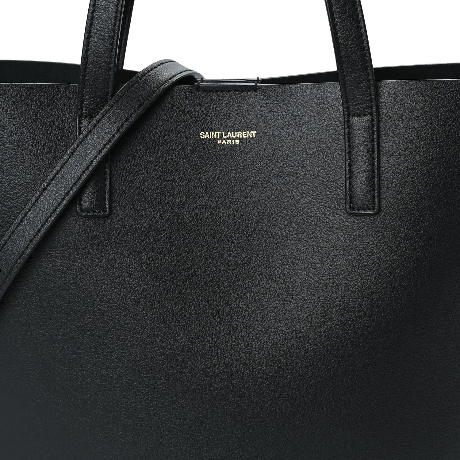 Saint Laurent Calfskin Toy Shopping Tote  Black 4 of 8
