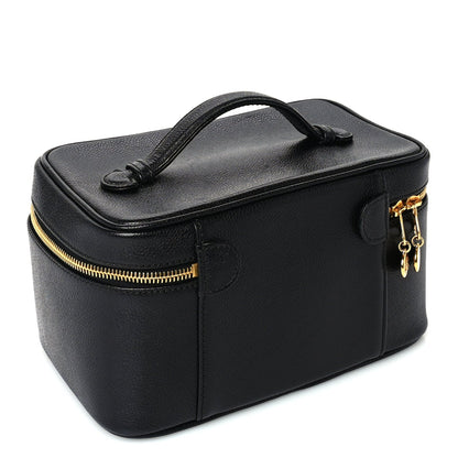 Chanel Caviar Vanity Cosmetic Case Black 4 of 8