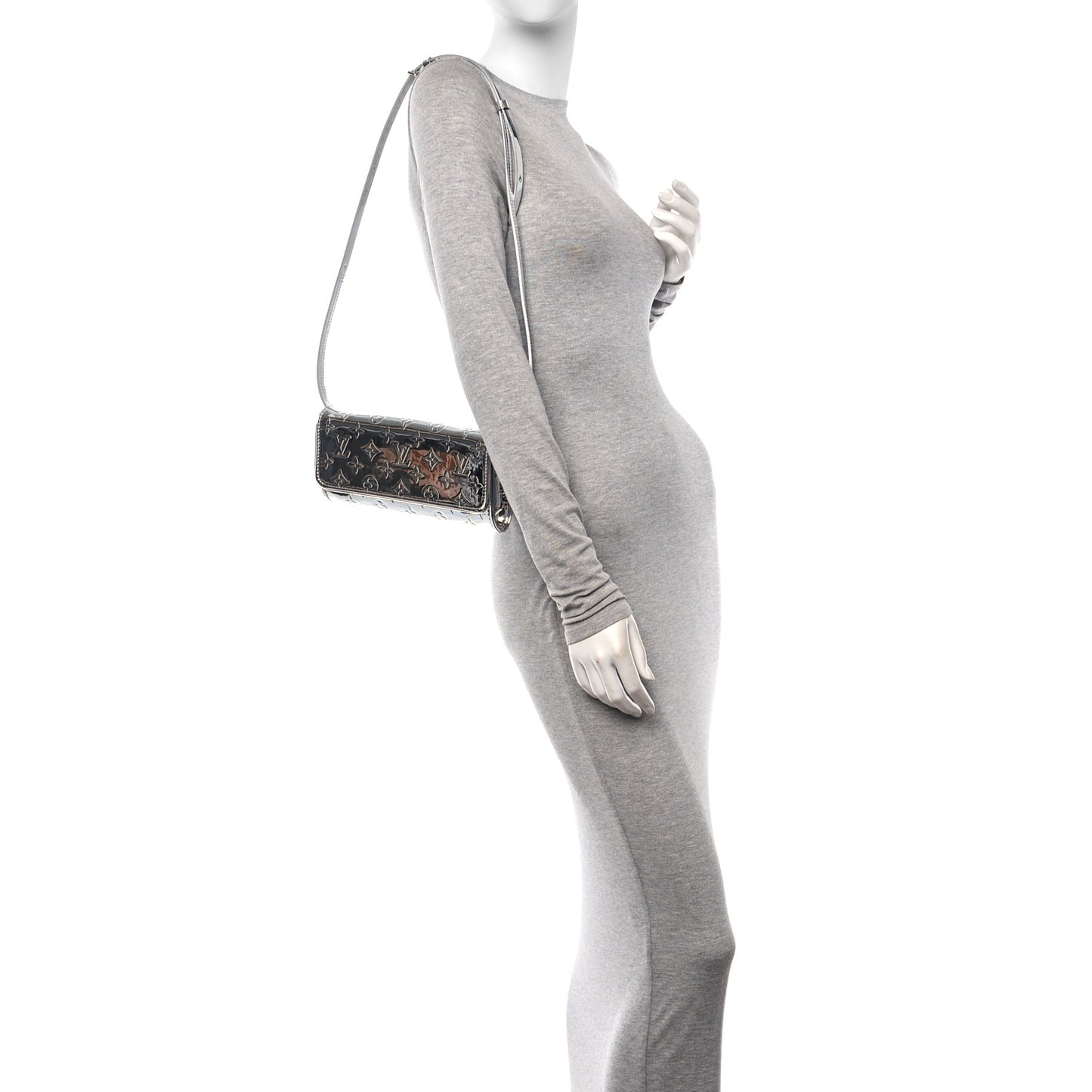 Monogram Miroir Pochette Twin Silver