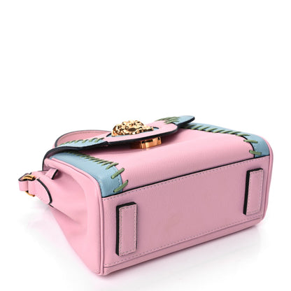 Versace Calfskin Whipstitch La Medusa Top Handle Handbag English Rose English Rose 3 of 13