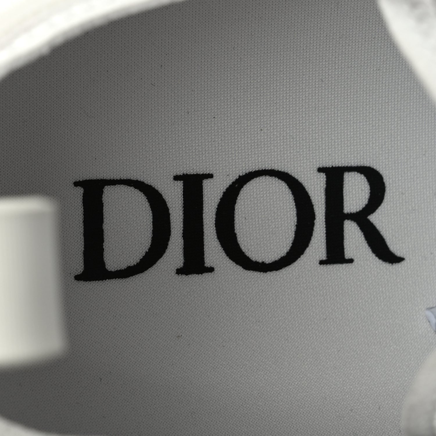 Christian Dior Technical Canvas Oblique Oblique Mens B23 Low Top Sneakers 40 White 7 of 9