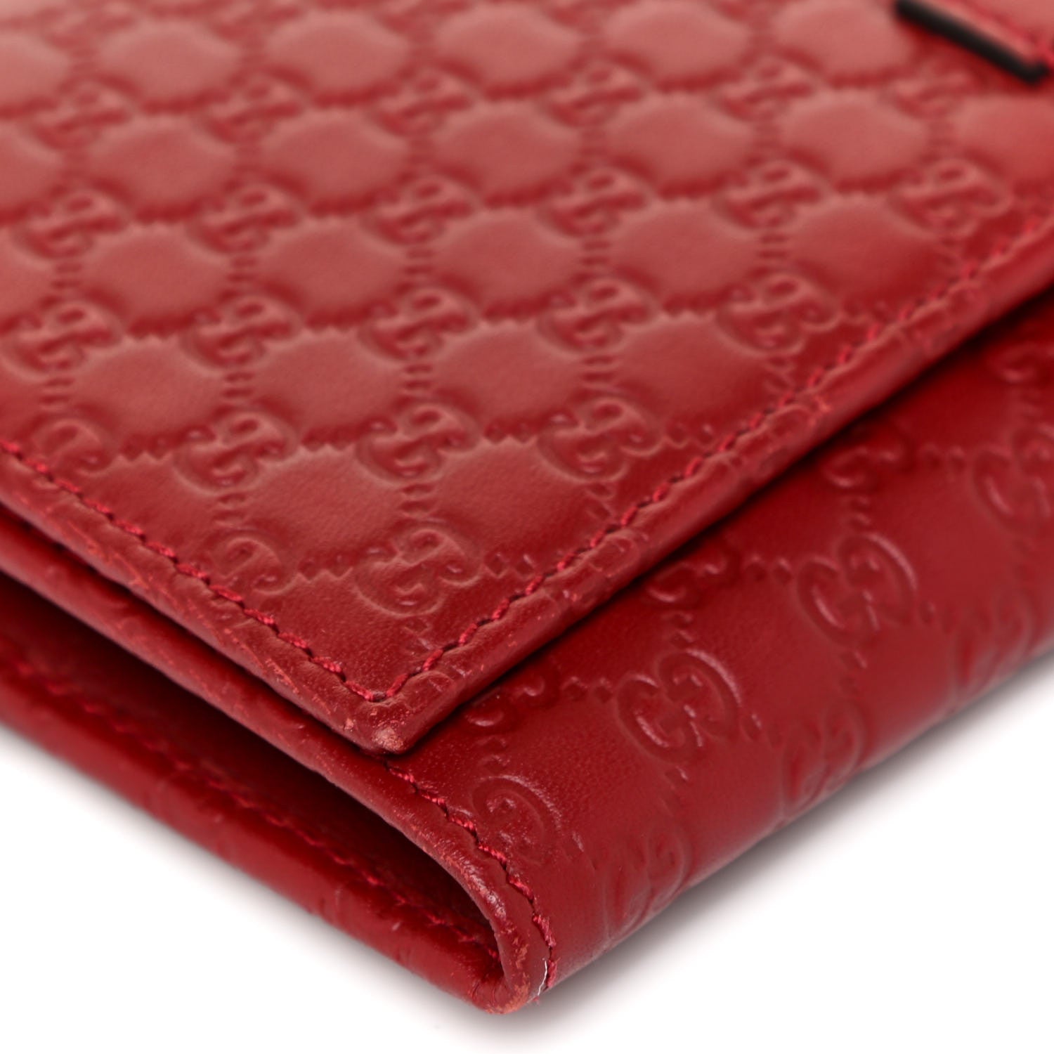 Gucci Soft Microguccissima Continental Wallet Red 9 of 11