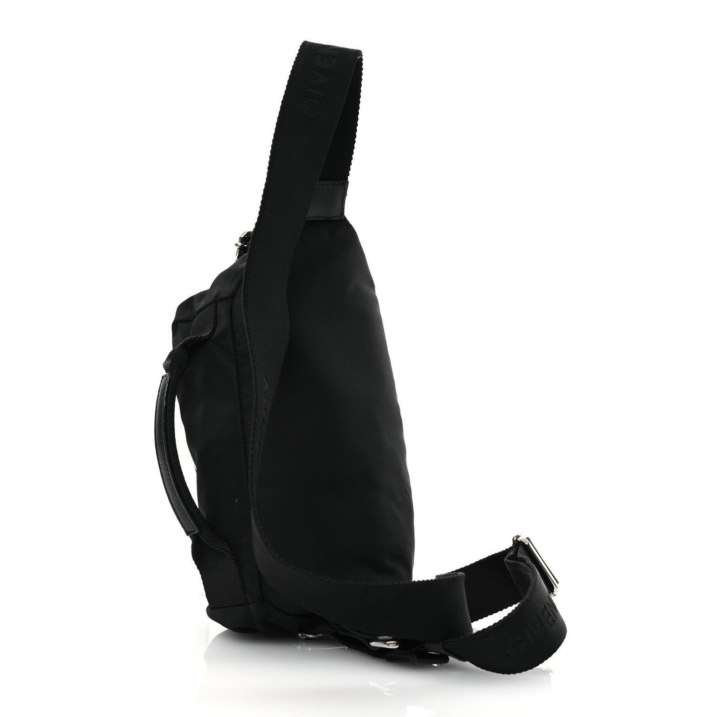 Nylon G-Zip Bum Bag Black