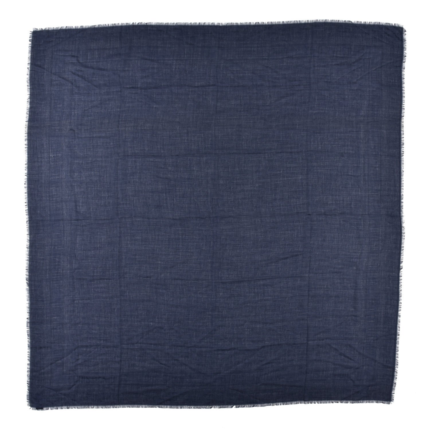 Christian Dior Wool Silk Cashmere Oblique Shawl Blue 1 of 5