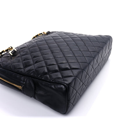 Chanel Lambskin Quilted Large Camera Case  Black 7 of 8
