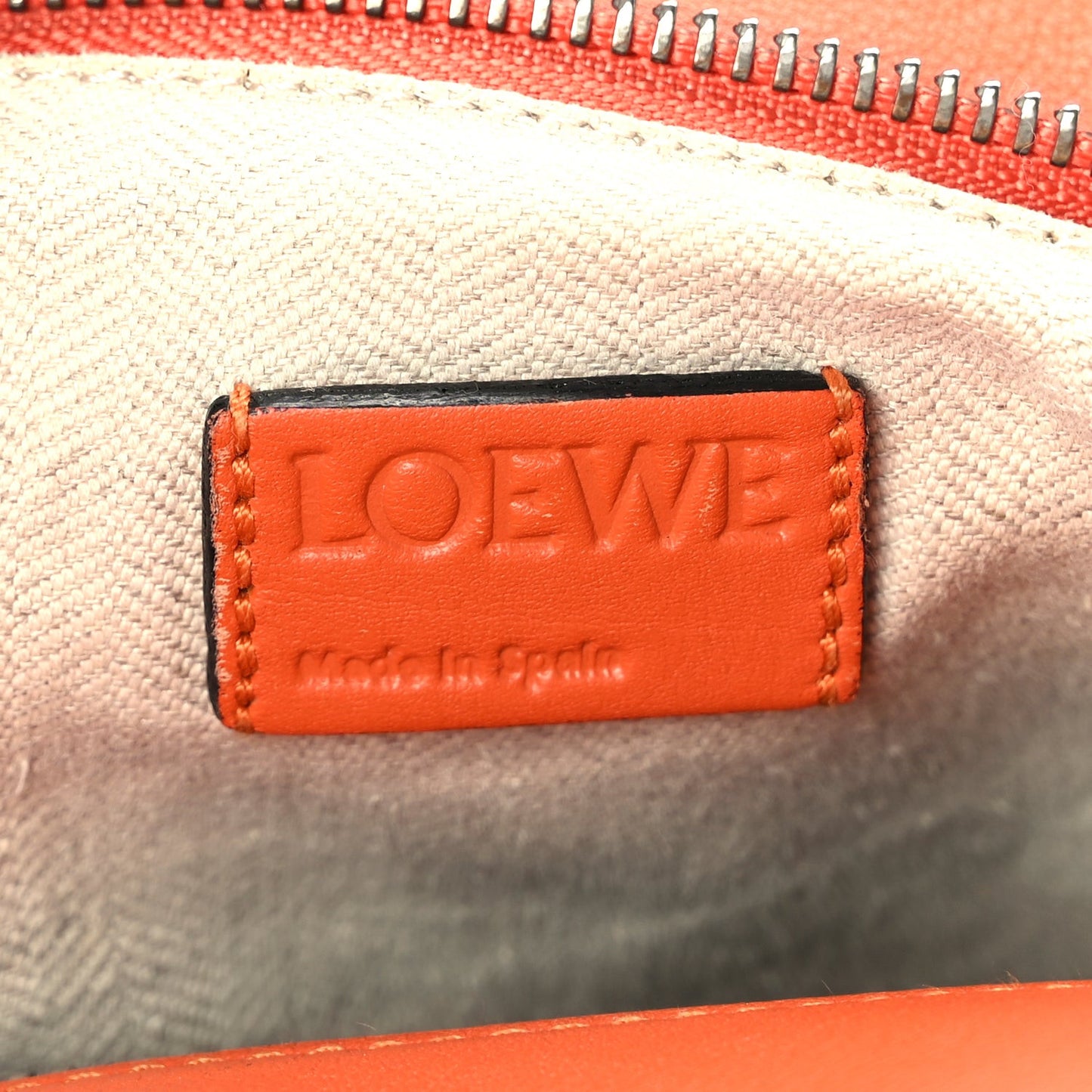 Calfskin Medium Puzzle Bag Orange