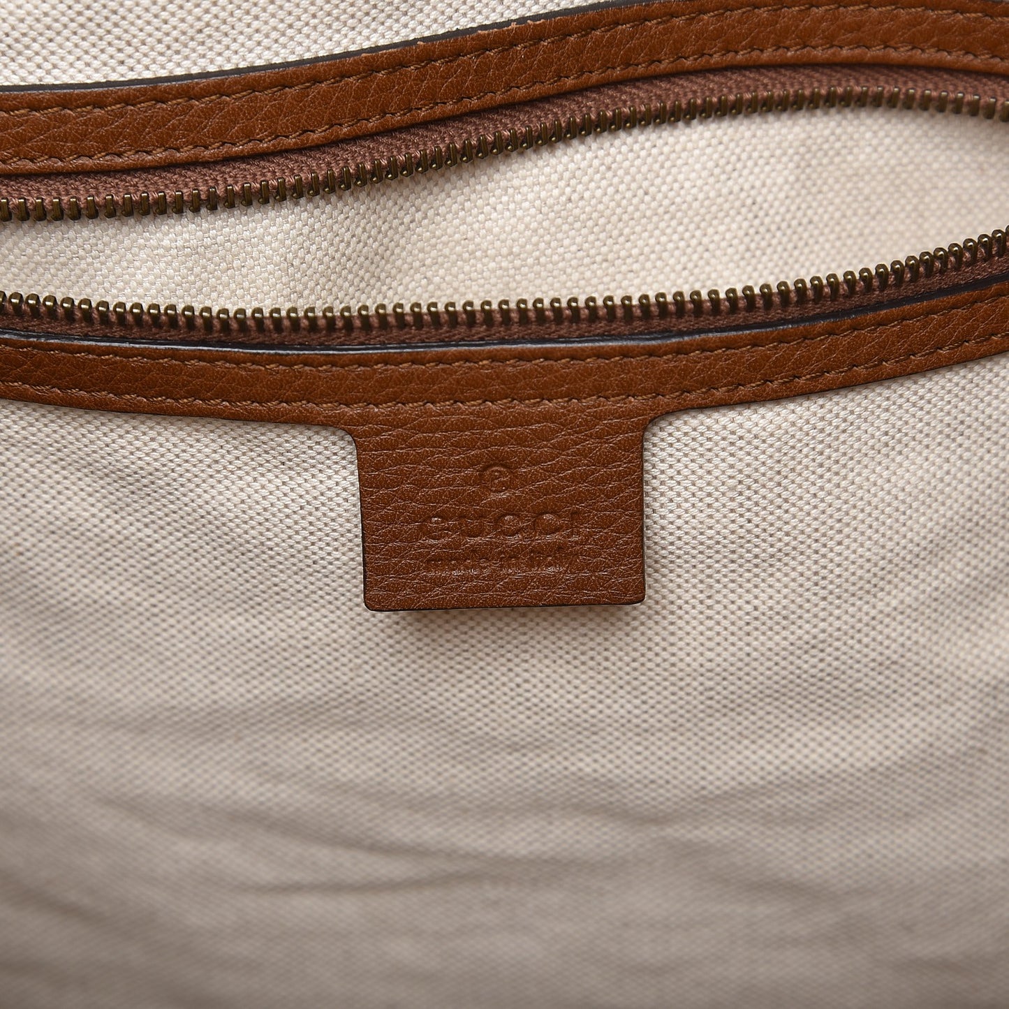 Pebbled Calfskin Large Ride Shoulder Bag Brown