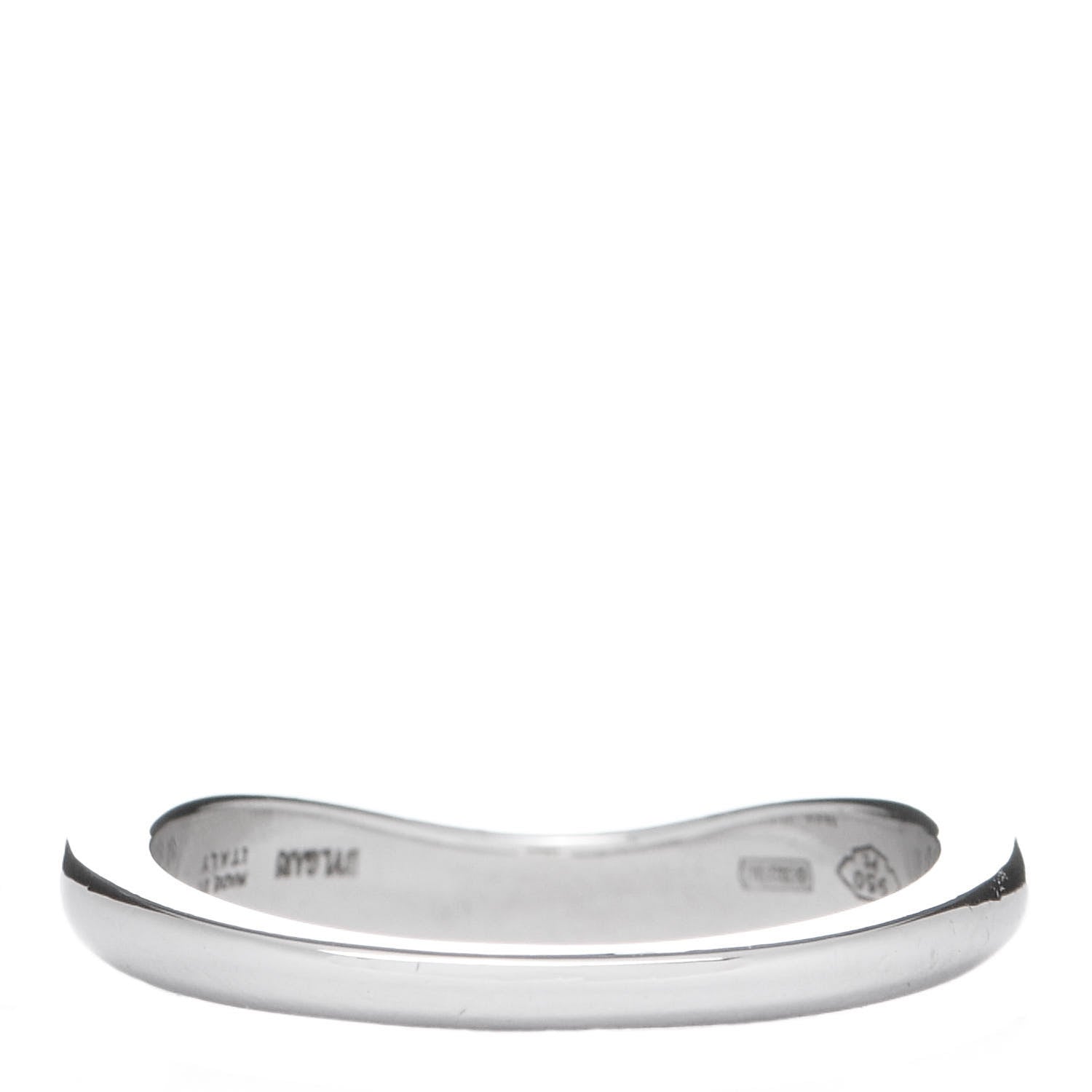 Bulgari Platinum Diamond Corona Wedding Band Ring 49 4.75 3 of 4
