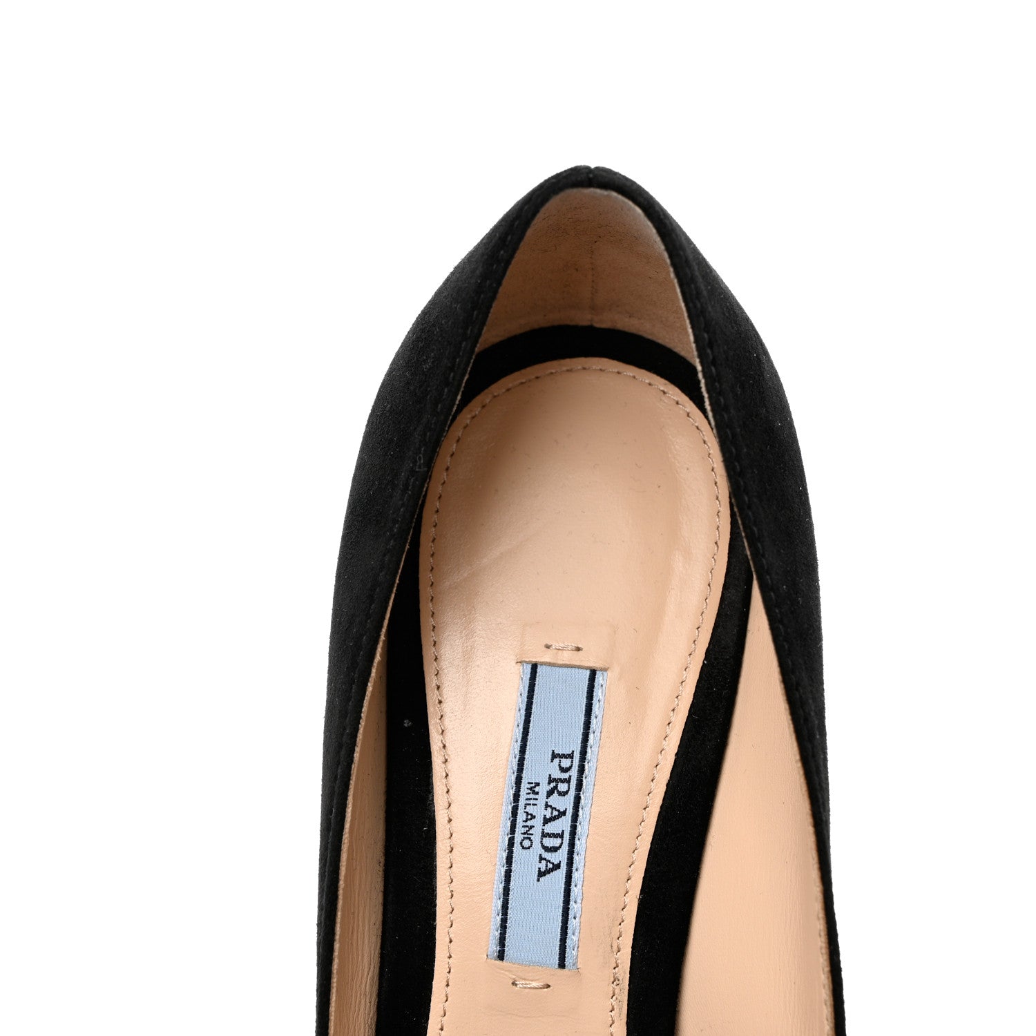 Prada Camoscio 65mm Pumps 40 Black 11 of 12
