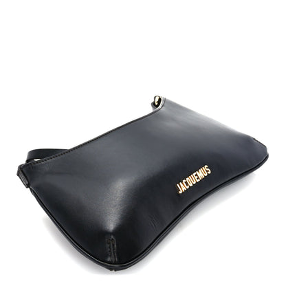 Jacquemus Smooth Calfskin Le Bisou Perle  Black 7 of 8