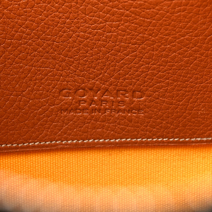 Goyard Goyardine Senat MM Pocket Black Tan 6 of 9