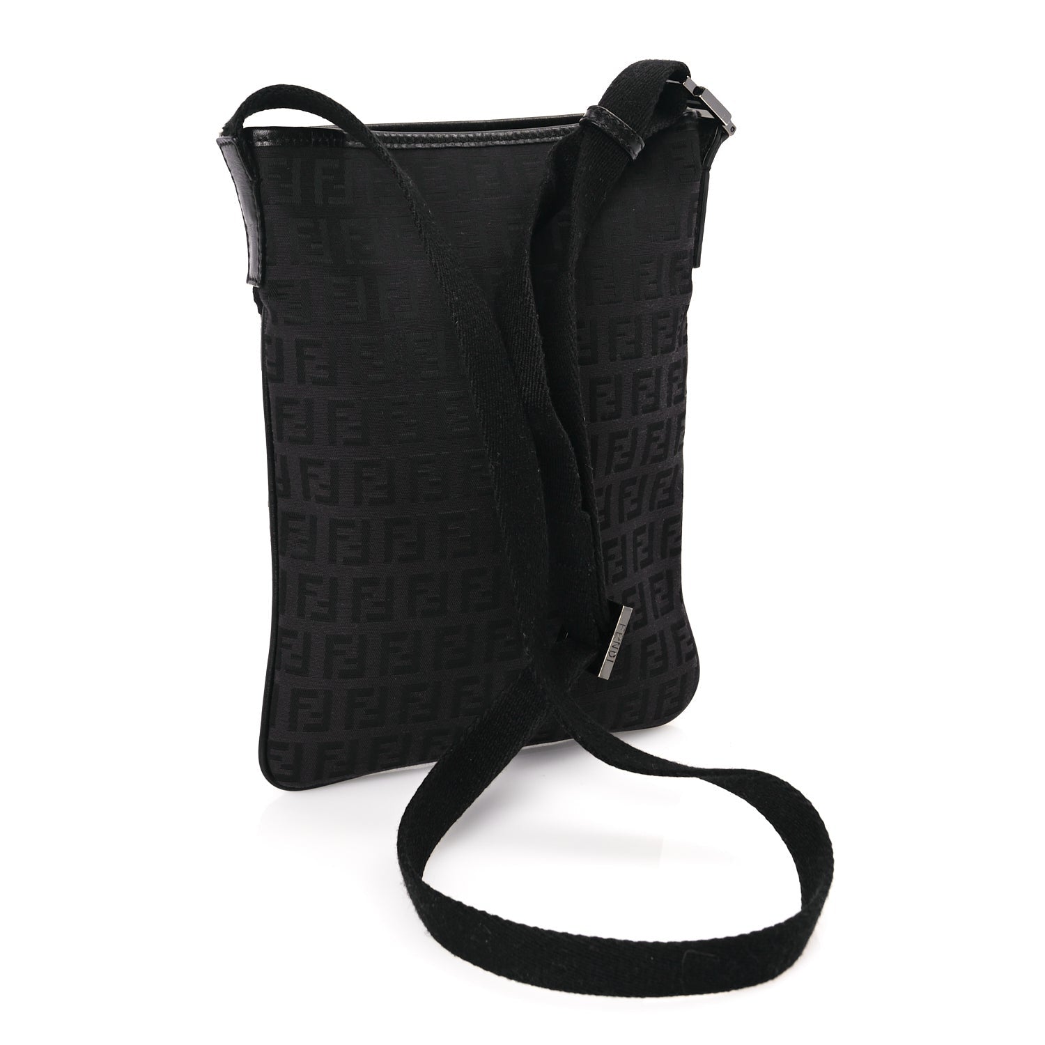 Fendi Zucchino Crossbody Black 2 of 8