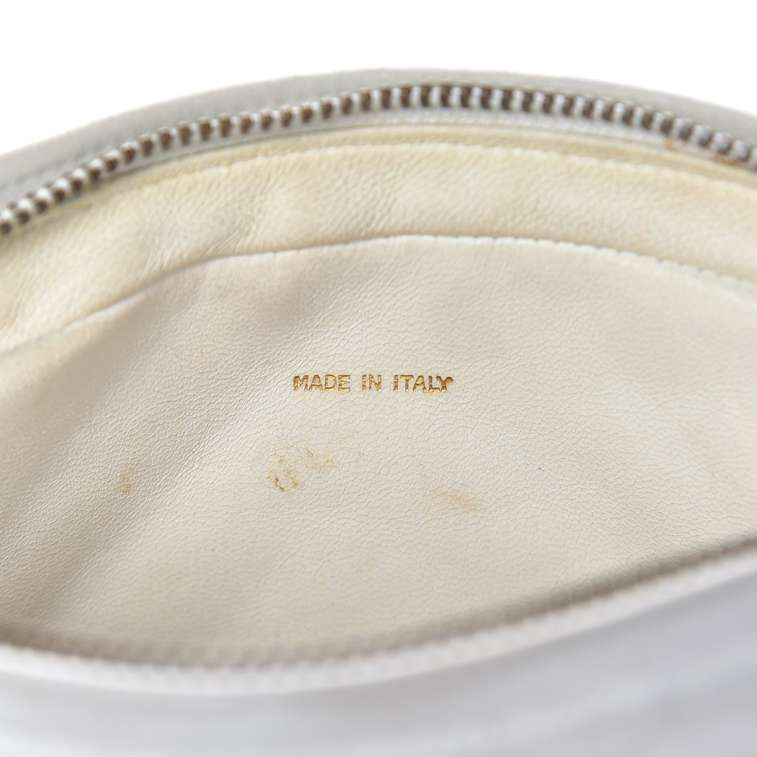 Chanel Lambskin Chevron Quilted Medium Tassel Camera Case White 7 of 21