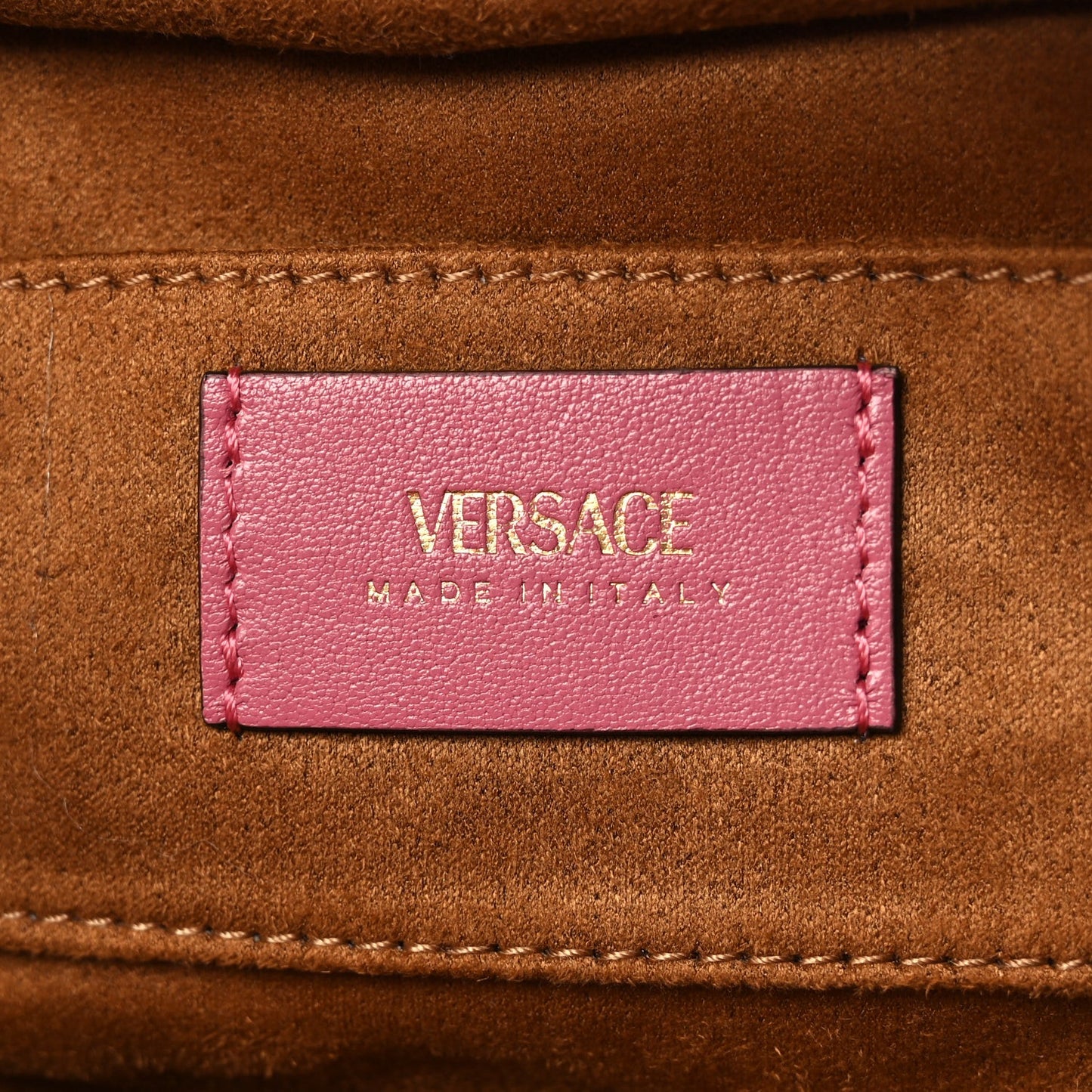 Lambskin Tag Bowling Bag Light Pink