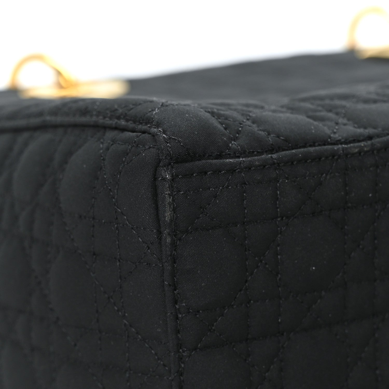 Christian Dior Nylon Cannage Large Lady Dior Black 11 of 11