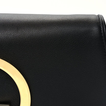 Gucci Roxy Calfskin Blondie Chain Shoulder Flap Bag Black 8 of 9