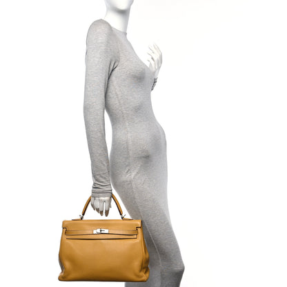 Hermes Taurillon Clemence Kelly Retourne 35 Curry 2 of 13