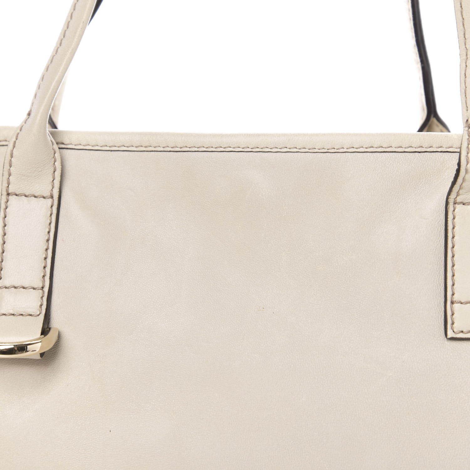 Gucci Calfskin Medium New Britt Tote Off White 8 of 12