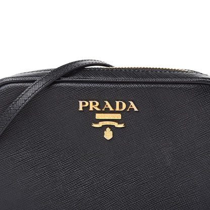 Prada Saffiano Mini Camera Crossbody Bag Black 8 of 11