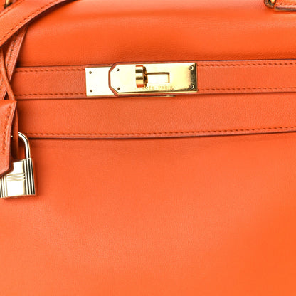 Hermes Swift Kelly Retourne 28 Orange 7 of 9