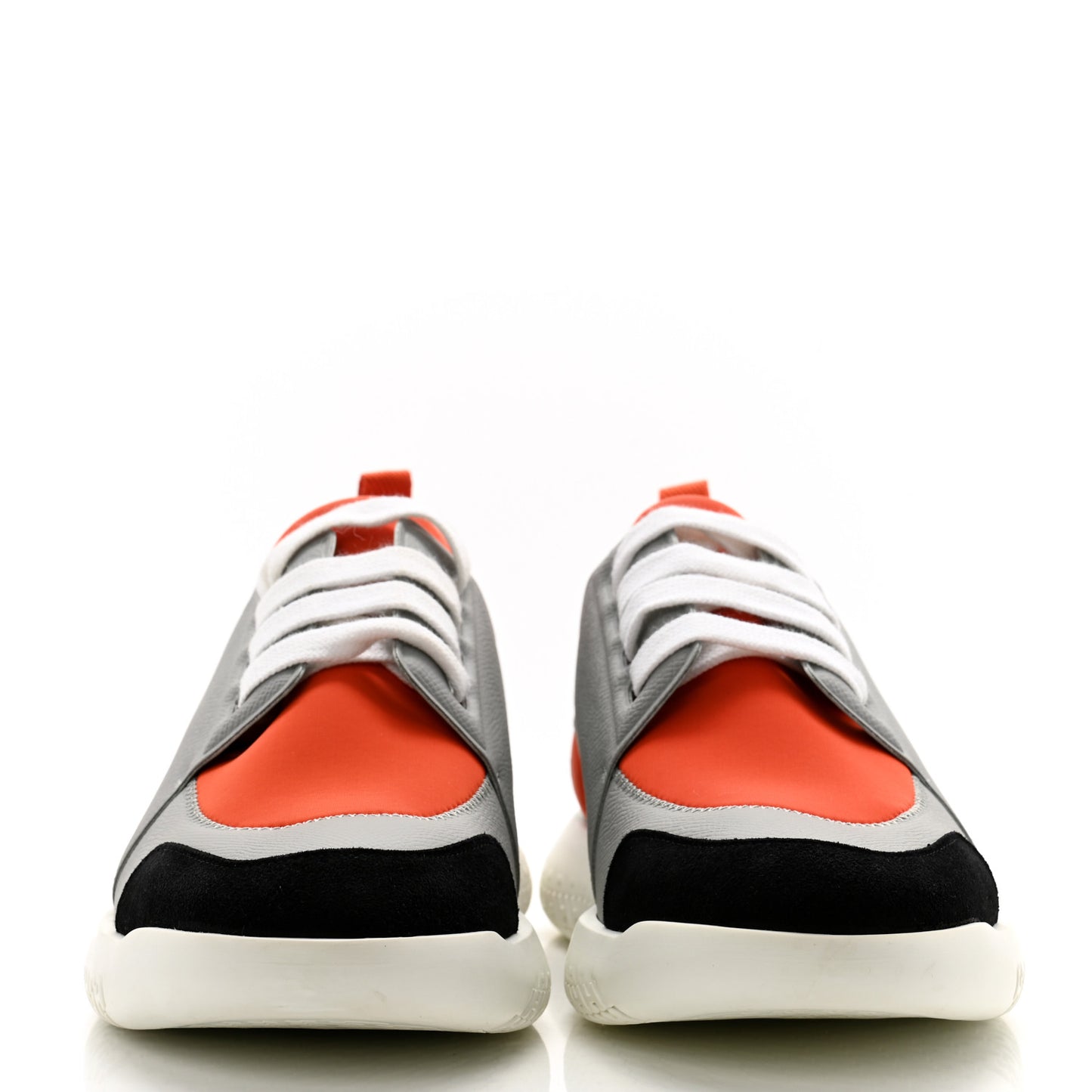 Epsom Technical Canvas Mens Vitesse Sneakers 42 Orange Multicolor