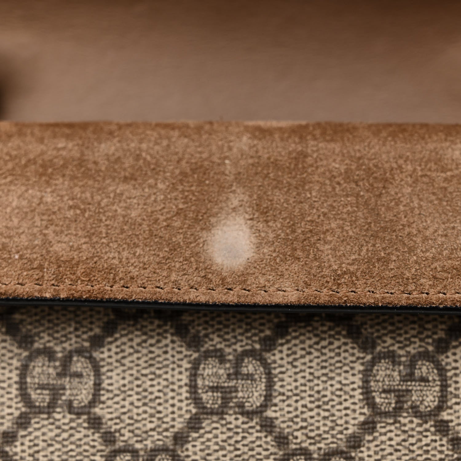 Gucci GG Supreme Monogram Super Mini Dionysus Shoulder Bag Taupe 10 of 10